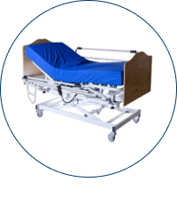 Camas articuladas eléctricas con carro elevador