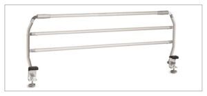 Barandilla plegable de 3 barras Milano pintada Apex para cama articulada