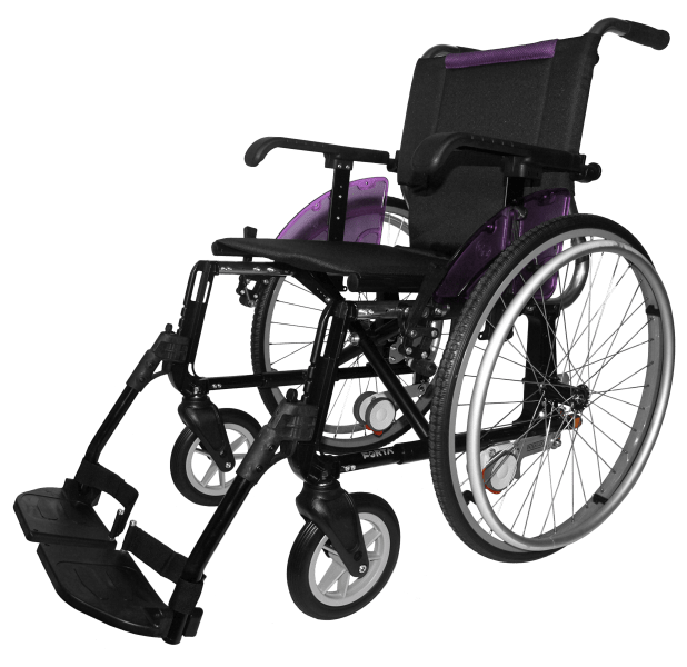 Silla de ruedas Line Giro de aluminio con sistema Giro y ruedas de 600 mm