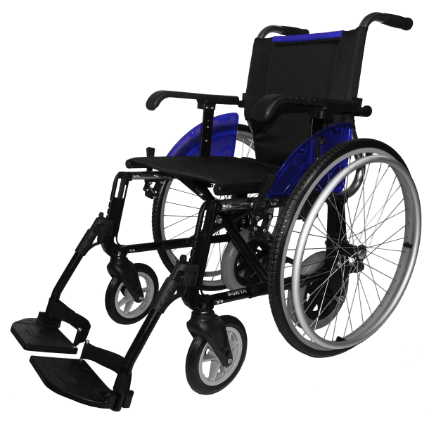 Forta Line Dúo silla de ruedas de aluminio color azul