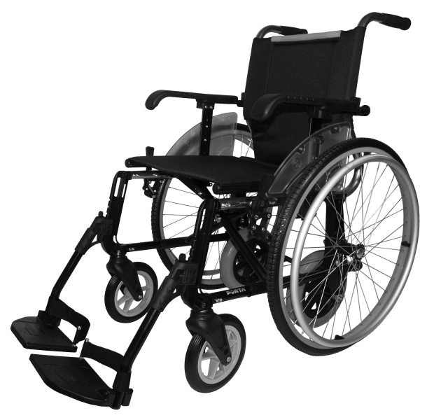 Forta Line Dúo silla de ruedas de aluminio color gris