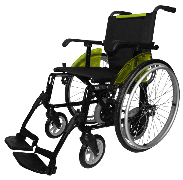 Forta Line Dúo silla de ruedas de aluminio con ruedas intercambiables Quick Release