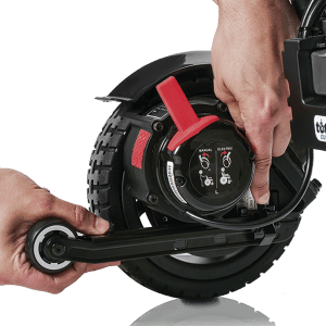 silla de ruedas eléctrica ultraligera Kittos Carbon antivuelcos regulables