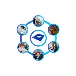 Cojín antiescaras con agujero indicado para silla de ruedas, embarazo, oficina y uso en casa