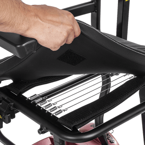 Cojín del asiento extraíble del scooter eléctrico plegable Bora-Bora, tapizado cómodo y desmontable