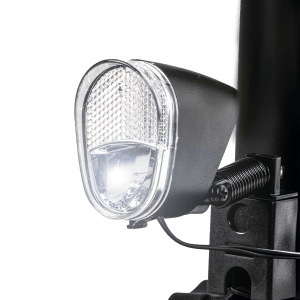 Luz LED delantera del scooter eléctrico plegable Bora-Bora para mayor visibilidad y seguridad