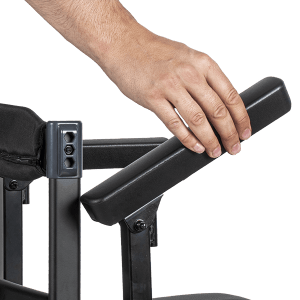 Reposabrazos abatible del scooter eléctrico plegable Bora-Bora, acceso más cómodo al asiento