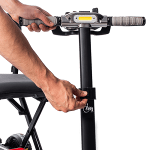 Mástil regulable en altura del scooter eléctrico plegable Fuerteventura, ajuste fácil