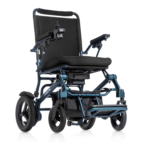 Silla de ruedas eléctrica iVolta plegable de aluminio y 18 kg