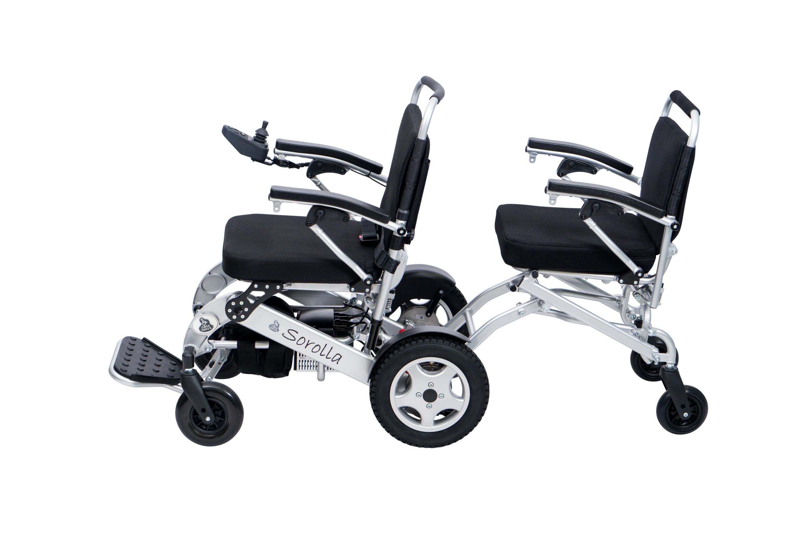 Trail-Car para silla de ruedas eléctrica Sorolla con asiento para acompañante