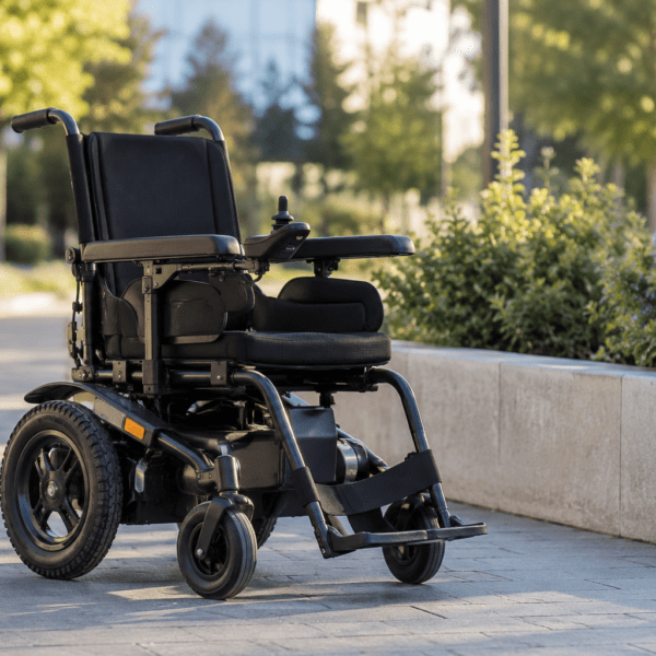 Silla de ruedas eléctrica para movilidad y desplazamientos diarios